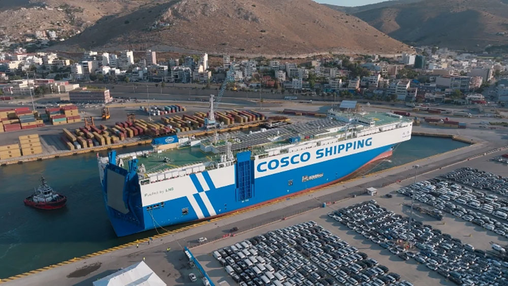 Cosco Güneş Enerjili Gemi2 Foto