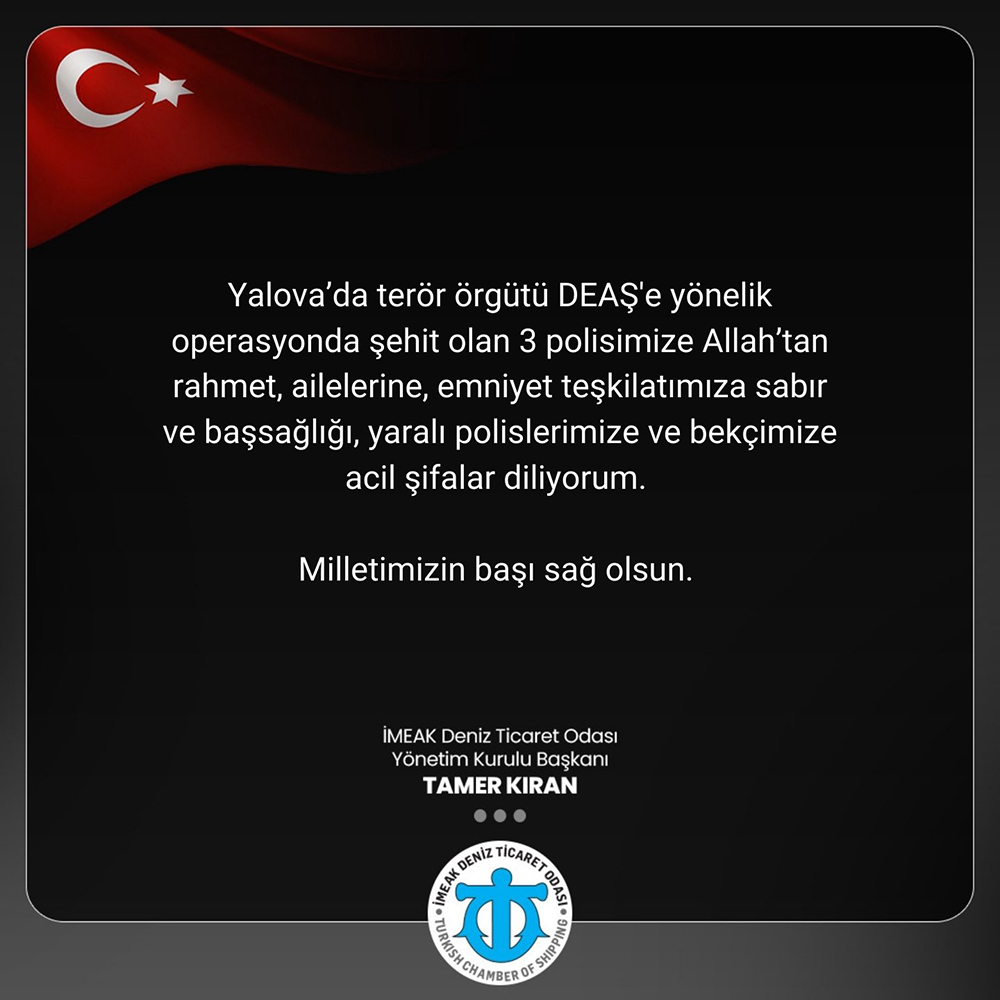 Tamer Kıran Yalova Mesaj