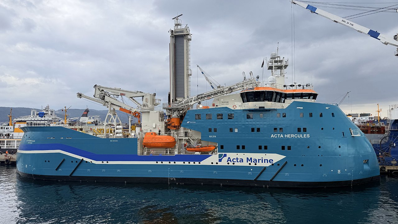 Tersan Tersanesi, Acta Hercules’i teslim etti