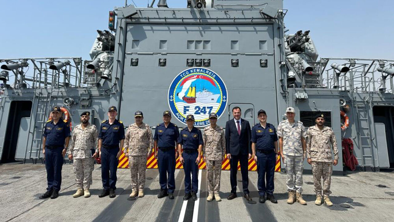 TCG Kemalreis fırkateyni Suudi Arabistan’da