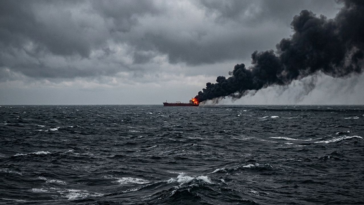 İran duyurdu: Hürmüz'de bir tanker daha mayına çarptı