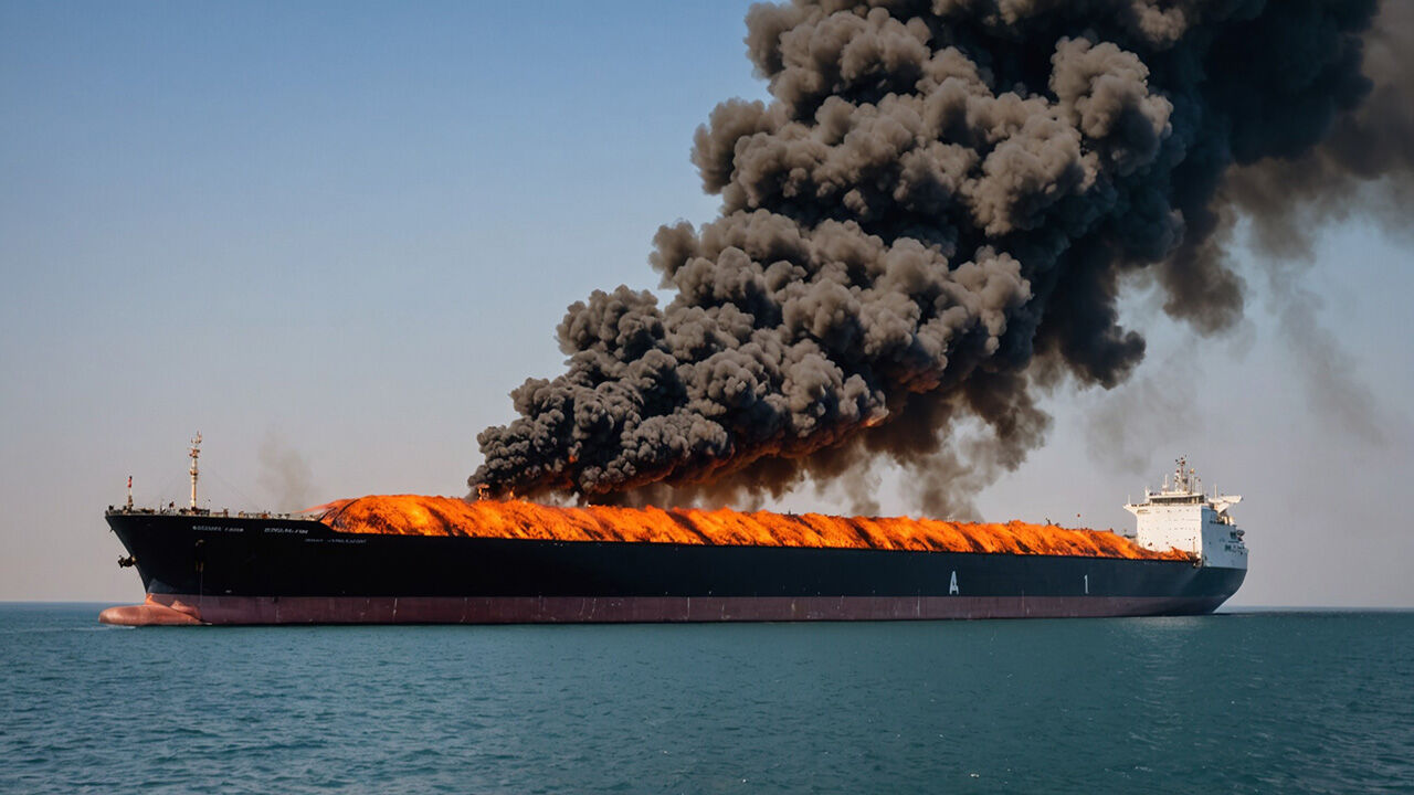 Umman açıklarında 2,5 milyon varil taşıyan tanker vuruldu