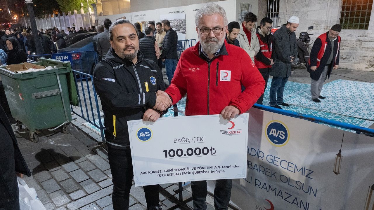 AVS’den Kızılay'a 100 bin TL'lik bağış