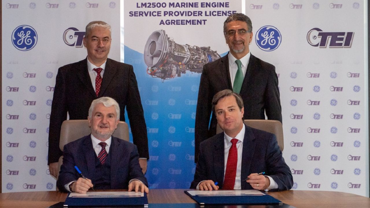 TEI ile GE Marine deniz gaz türbinleri için bakım-onarım anlaşması imzaladı