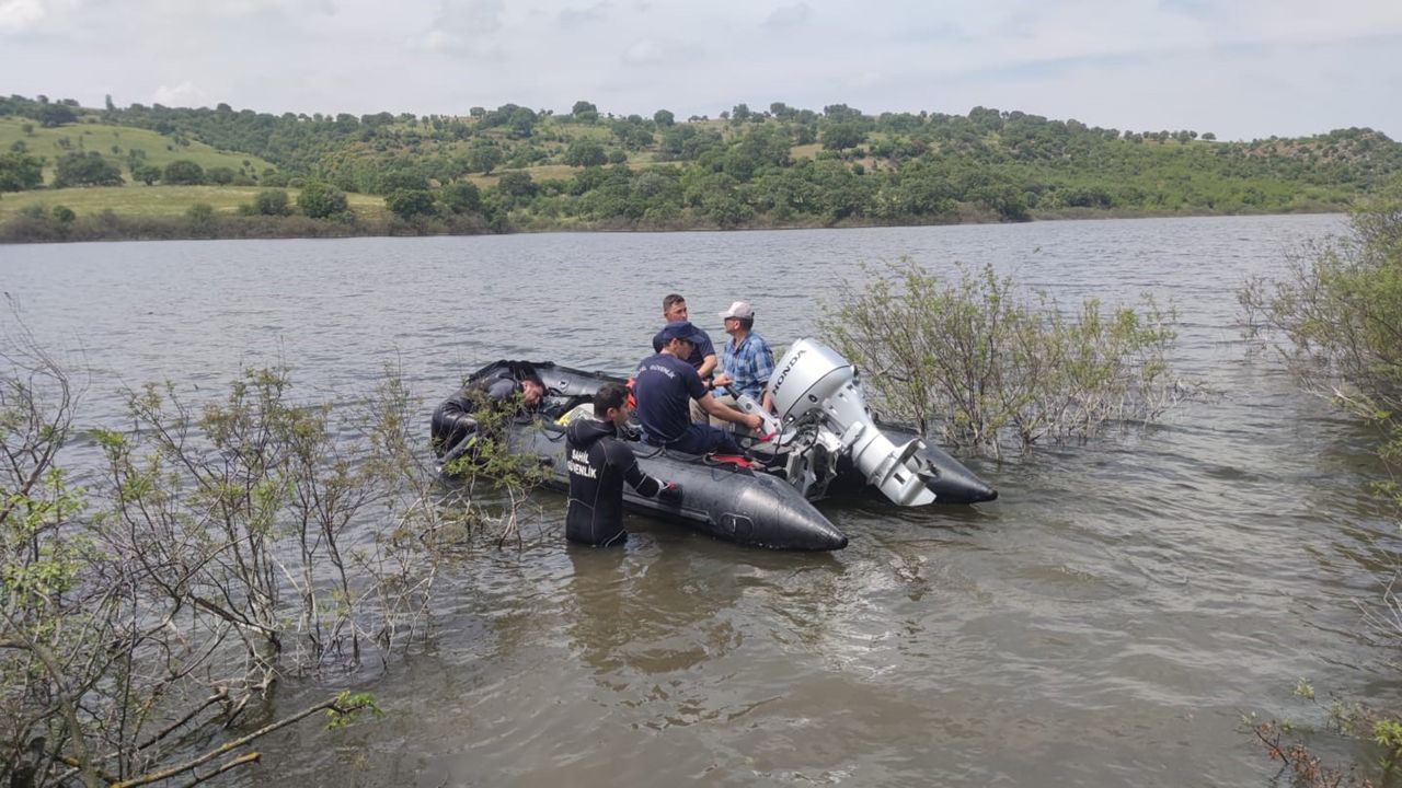 Çanakkale’de barajda tekne battı: 1 kayıp
