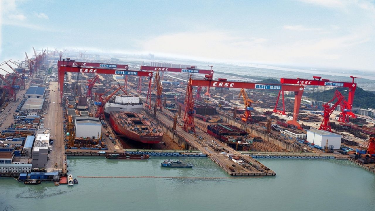 Çin'in gemi inşa geliri yüzde 24 arttı