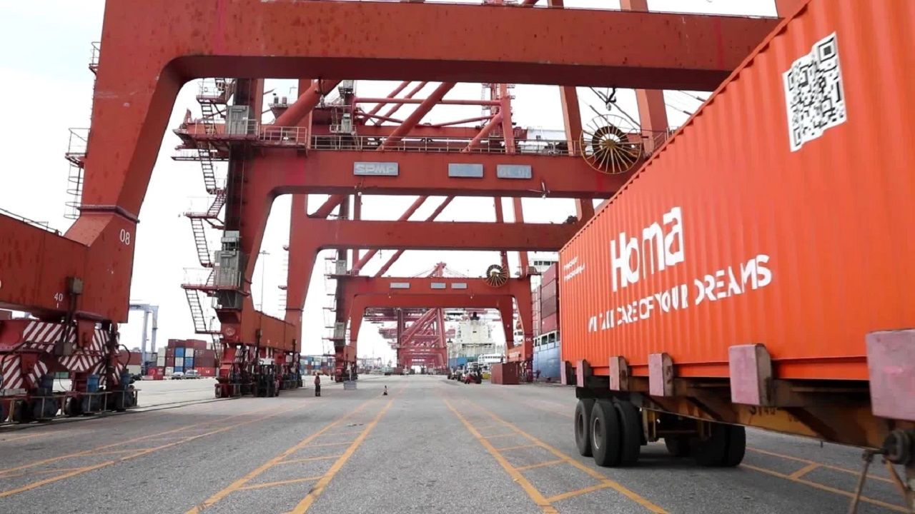 Nansha Limanı'ndan Güney Amerika'ya gemi taşımacılığı hizmeti başlatıldı