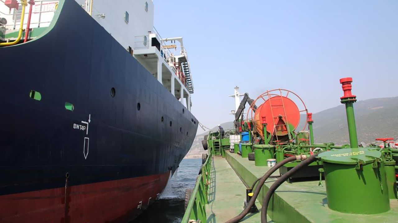 Gemilerden 74 bin ton atık toplandı