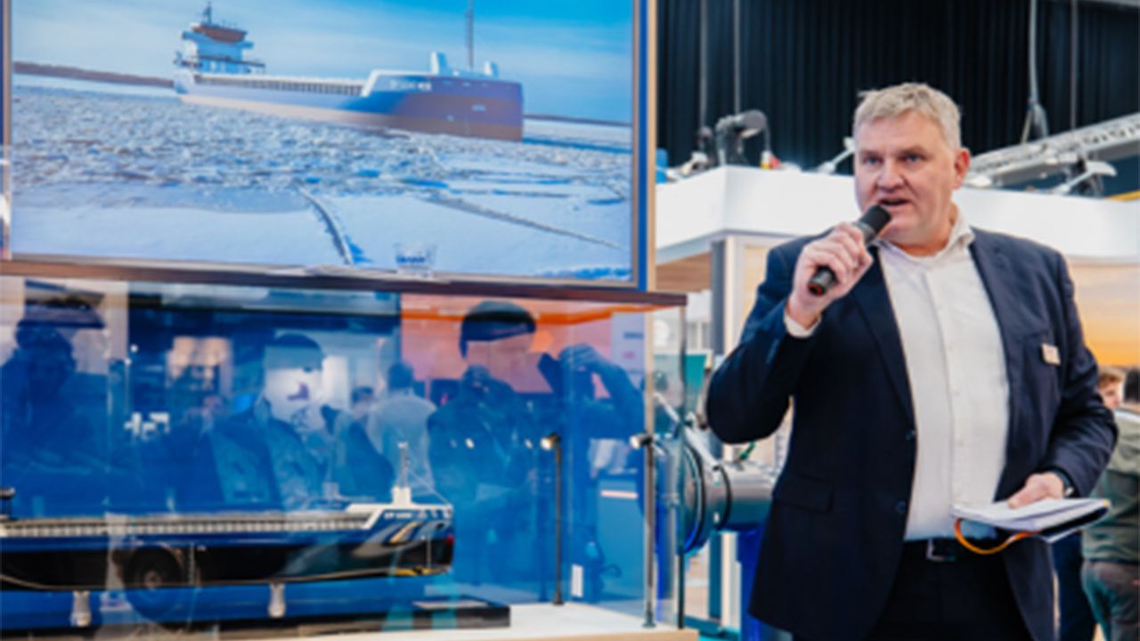 Damen, Europort 2025'te buz sınıfı gemisini tanıttı