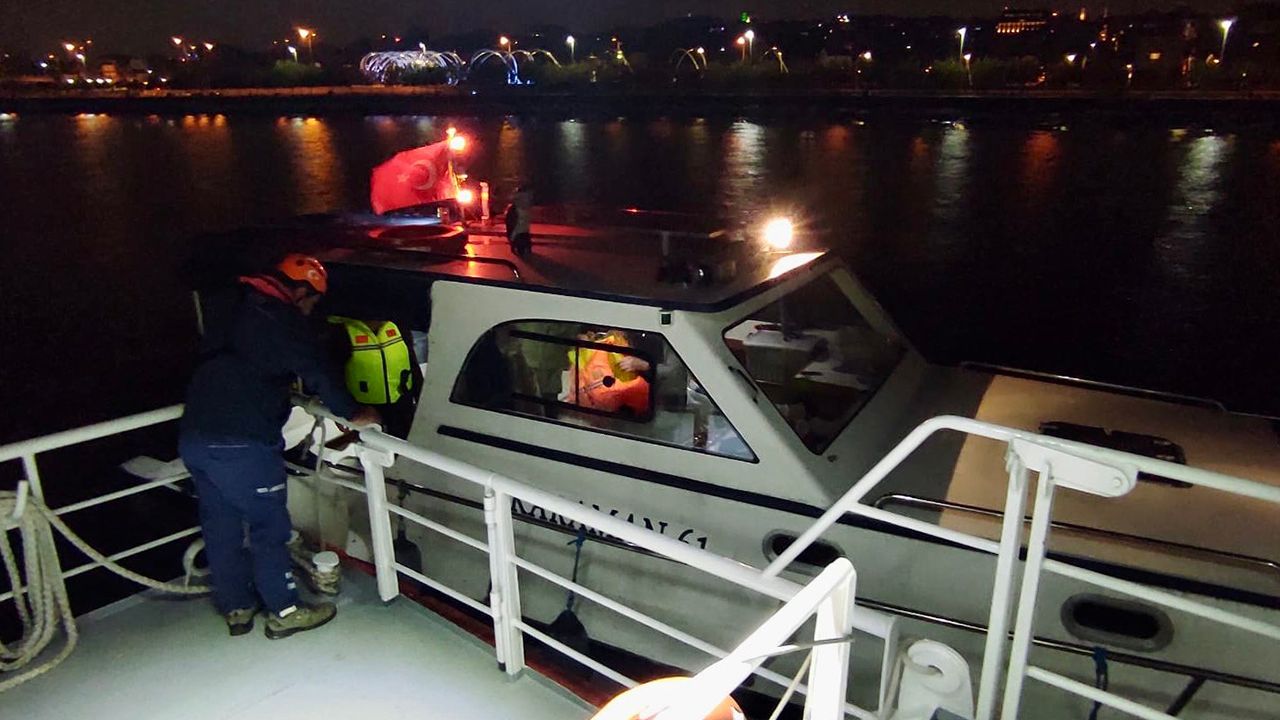 Yenikapı'da tekne arızası