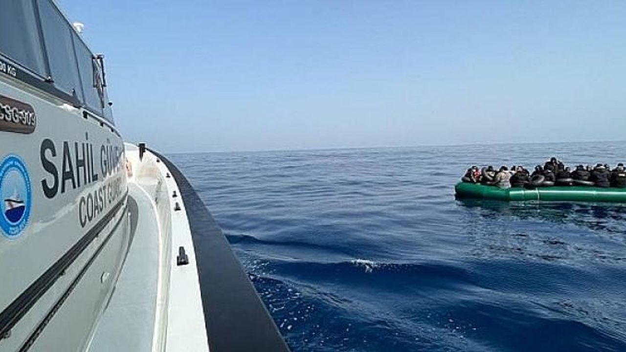 Aydın’da 56 düzensiz göçmen kurtarıldı
