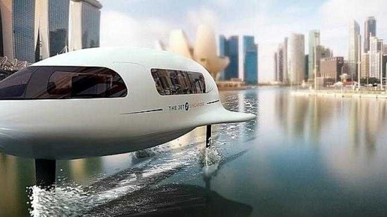 Dünyanın ilk hidrojenle çalışan uçan teknesi Dubai'de denize inecek
