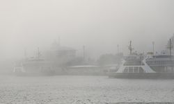 İstanbul'da deniz ulaşımına sis engeli
