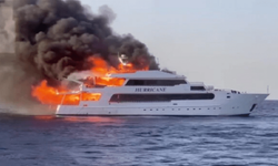 Mısır’da tekne yangını