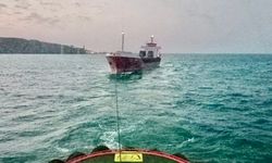 İstanbul'dan Rusya'ya giden 104 metre boyundaki gemi arızalandı