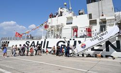 TCSG Umut Gemisi, Alsancak Limanı'nda ziyarete açıldı
