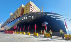 Dünyanın en büyüğü 'MSC Türkiye'nin ilk durağı Tekirdağ oldu