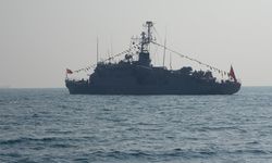 TCG Bartın Savaş gemisi ziyarete açıldı