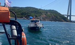 Poyrazköy'de sürüklenen tekne kurtarıldı