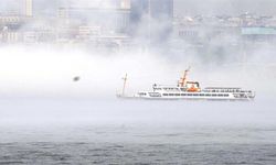 İstanbul'da deniz ulaşımına sis engeli