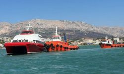 Çeşme-Sakız seferinde gemi kazası