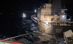 Çanakkale Boğazı'ndan geçen yük gemisi arızalandı
