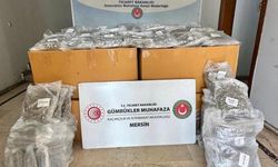 Mersin Limanı'nda 587 kilogram esrar ele geçirildi