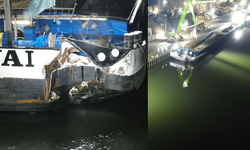 Almanya’da nehir yük gemisi çarpışma sonrası hasar gördü