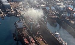 Tuzla’da hayvan taşıma gemisinde yangın