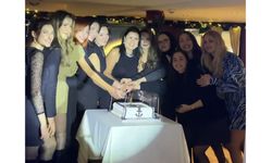 Kadın denizciler birinci yılı vapurda kutladı