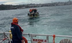 Sarayburnu önlerinde tekne arızası