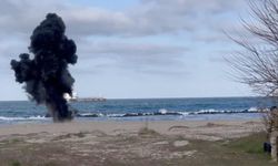 Halk plajındaki İHA, S.A.S. timleri tarafından imha edildi