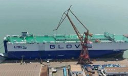 Çin dünyanın ilk 10 bin araç kapasiteli gemisini inşa etti