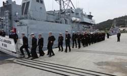 TCG Amasra mayın gemisi NATO görevine katılıyor