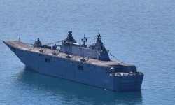 TCG Anadolu ve denizaltı SAHA EXPO kapsamında İstanbul'da
