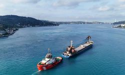 Boğaz geçişini tamamlayan M/V ANT, Hersek Tersanesi'nde