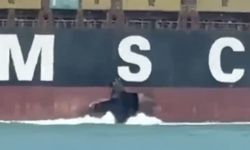 MSC gemisi Irak açıklarında vuruldu