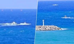 Girne açıklarında katamaran tipi yolcu gemisi battı