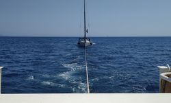 Göcek'te arızalanan tekne kurtarıldı