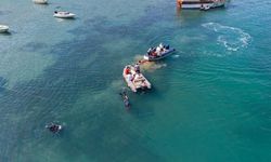 Gümbet’te deniz dibinden 310 kilogram atık çıktı