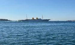 TCG Savarona eğitim gemisi İstanbul'da