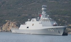 TCG BURGAZADA Gemisi İzmir Foça’da törenle karşılandı