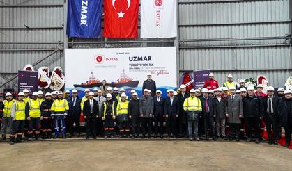 UZMAR'ın BOTAŞ için inşa edeceği römorkörlerin saç kesim töreni gerçekleşti