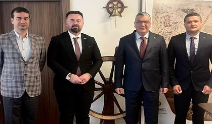 KTÜ DUİM Mezunları Derneği’nden Durmuş Ünüvar’a ziyaret