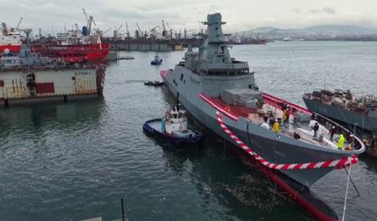 MİLGEM Projesi’nin 9. gemisi TCG Akdeniz denize indirildi