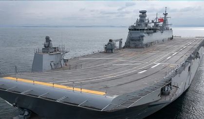 Türkiye'nin en büyük askeri gemisi için inşa süreci başladı