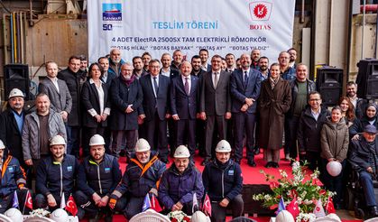 SANMAR, BOTAŞ için inşa ettiği 4 römorkörü törenle teslim etti
