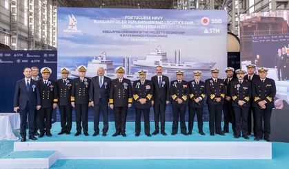 STM’nin Portekiz’e ihracatında ikinci gemi kızağa alındı