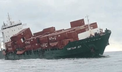 "Karadeniz’de üç deniz dronuyla vurulan konteyner gemisi battı"