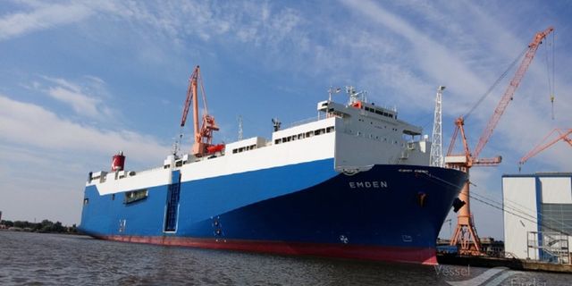 Çin'de üretilen Ro - Ro gemisi Norveç'e teslim edildi